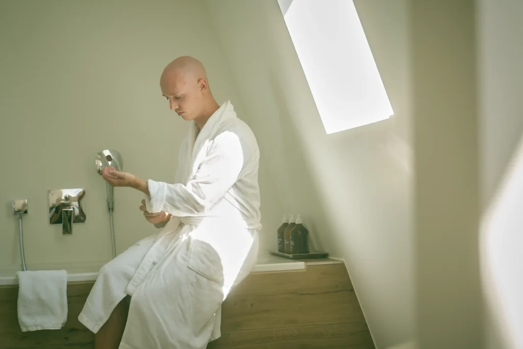 Spa treatment room at Paracelsus Recovery in Zurich