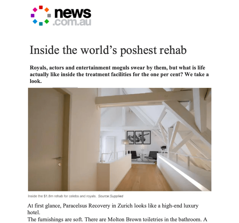 News.com.au article screenshot