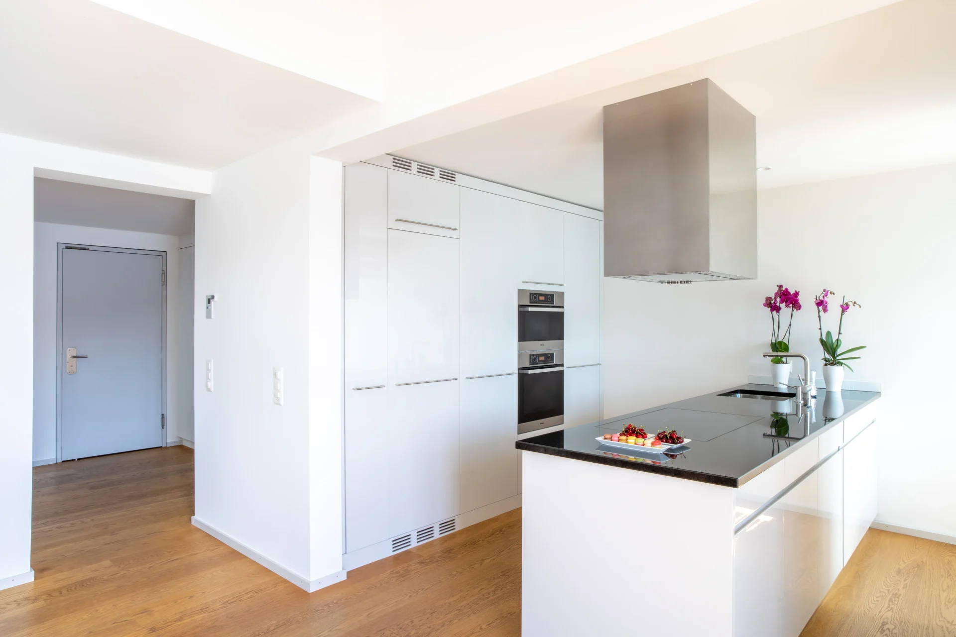 Modern kitchen in the Equilibria residence